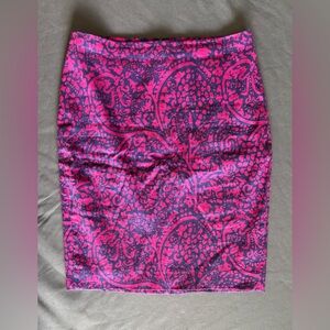 Ann Taylor Linen-Blend Pencil Skirt